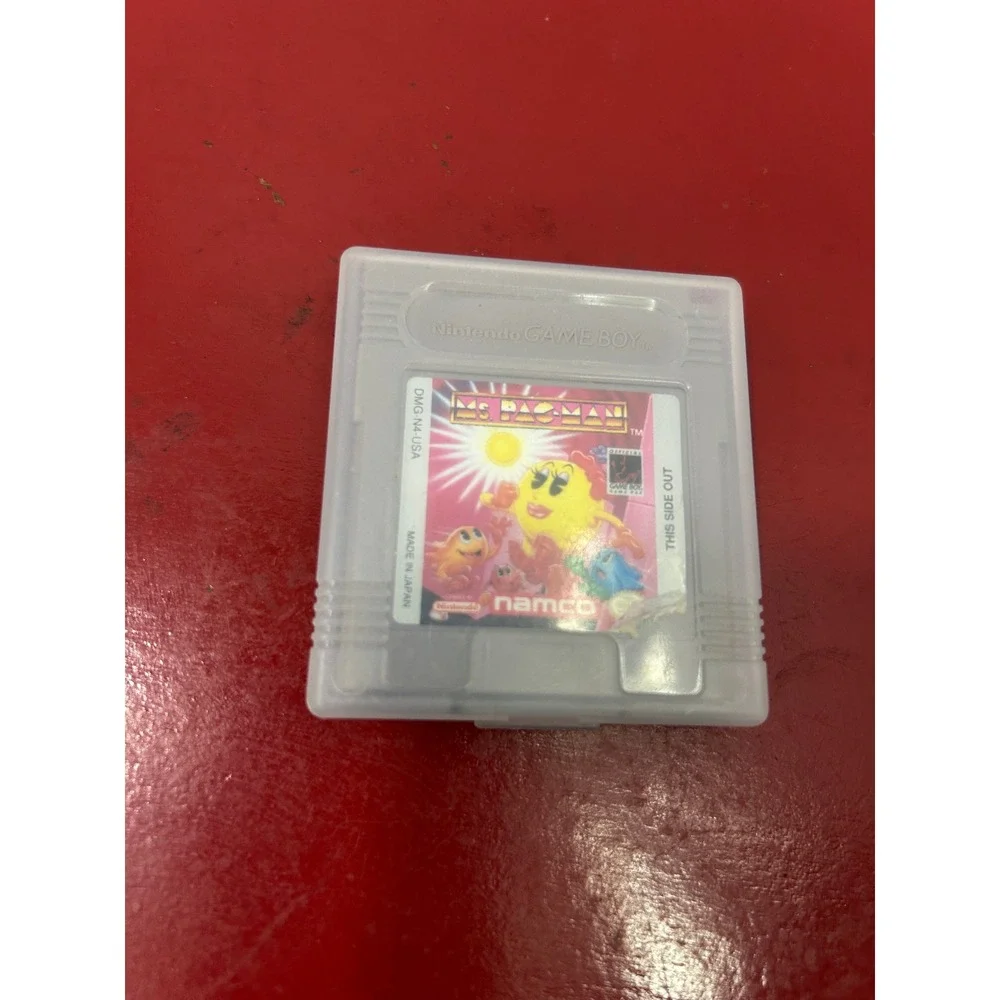 Nintendo Ms. Pac-Man Game Boy Cartridge Arcade Retro Gaming 90s Namco